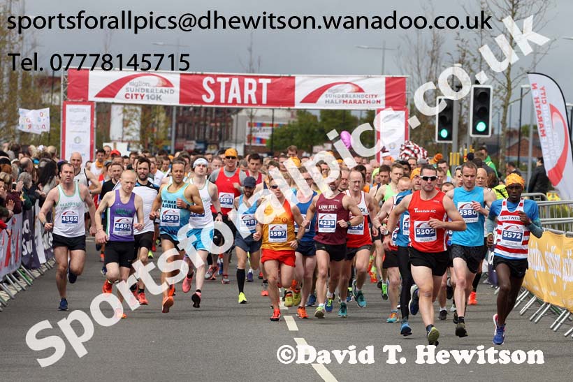 Sunderland City Half Marathon. Photo: David T. Hewitson/Sports for All Pics